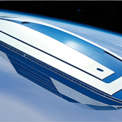 Future Immigration Transport in orbit around earth.
